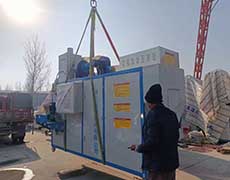 茂恒機械：種子包衣機裝車發(fā)貨中！